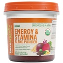 BareOrganikk Energi og Stamina blanding pulver, organisk supermat, Vegansk kosttilskudd, 8 ovner
