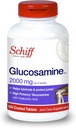 Schiff Glucosamine 2000mg (per servering) + Hyaluronsyretabletter (150 greve i en flaske), Joint Care Supplement som hjelper støtte felles mobilitet og fleksibilitet, støtter strukturen av Cartilage