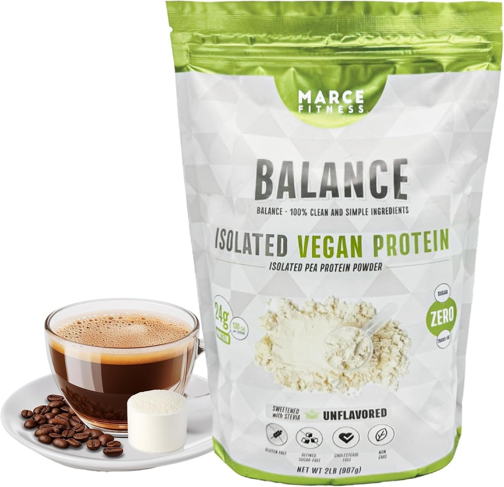 Isolert vegansk protein Unflavored 2 pounds
