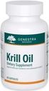 Genestra merker krill olje | Blanding av omega-3 fettsyrer, fosfolipider og astaxanthin | 60 kapsler