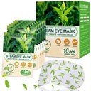 16 Pakker Damp Øyemasker for tørre øyne, Grønn Te Varm Øyemaske, Relief Eye tretthet & Puffy Øye, Moist Oppvarmingskompressor for øyne, Selvoppvarmet Øyemaske, Disposable Reise Essentials & Relaxation Sets