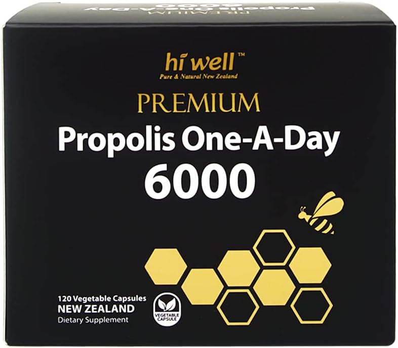 Hi Well Premium Propolis En-A-dag 6000 Flavonoid 120mg 120Capsules