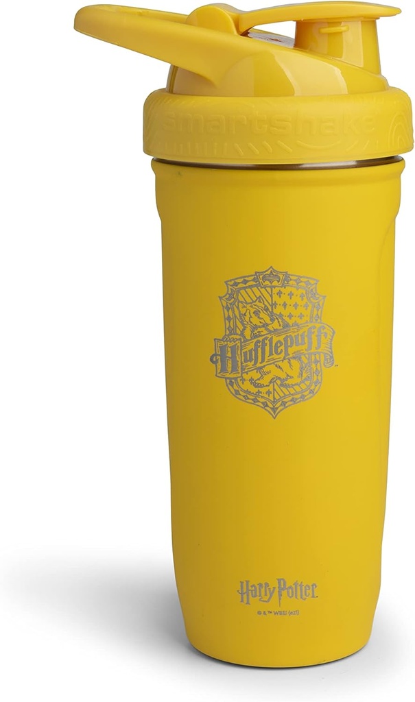 Smartshake Reforce rustfritt stål Harry Potter Hufflepuffs Shaker Flaske (900 ML / 30oz) | Lett vektbestandighet Sport Shaker flaske med en myk Lid | Leakproof, BPA Gratis og DEHP gratis