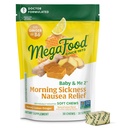 MegaFood baby & meg prenatal morgen sykelighet relief, Ginger Chews, med vitamin B6, laget uten 9 matallergier, honning sitron ginger flavor, 30 Chews
