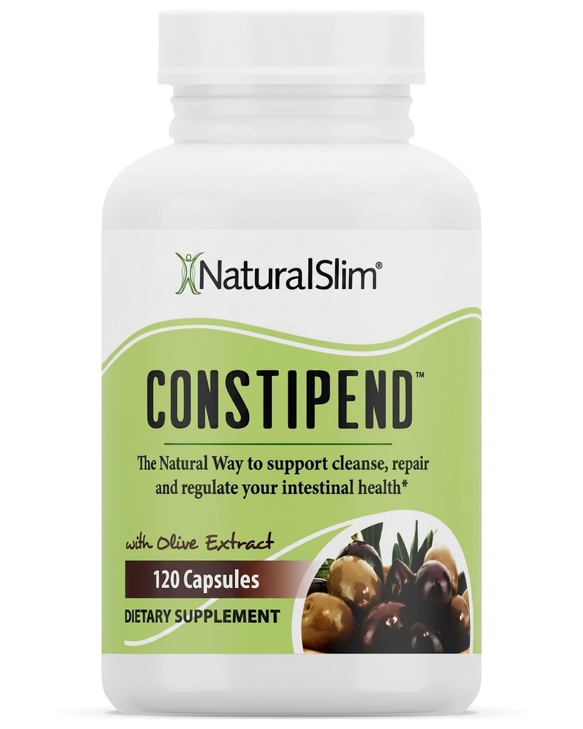 NaturalSlim, Access Relief, Stool Softeners Constipend, Colon Cleanser for kvinner og menn med Magnesium Citrat, Aspartate & Olive Extract, 120 Grønnsaker Kapsler
