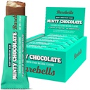 Barebells Soft Protein Bars, Minty sjokolade - 12 greve, 16g høyproteinbehandling - Sjokolade ernæringsbar med 1g Total Sukker - På farten frokost eller post-workout snack