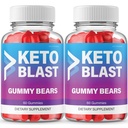 Blast Keto ACV Gummies, Keto Blast ACV Gummies, Blast Keto + ACV Gummys Supplement - Maksimal styrke, All naturlig støtte Formula Keto + ACV, Offisiell BlastKeto Premium Gummy anmeldelser (2 pakke)