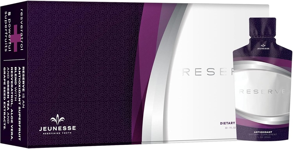 Jeunesse Global Reserve - Antioksidant frukt blanding næringsstoffer- 30 pakker per eske (30ml)