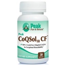 Peak CoQSol10 CF - 100% krystallfri Ubiquinol CoenzymeQ10 for forbedret biotilgjengelighet - Ubiquinol CoQ10 - Naturlig energiforsterker - støtter immunitet, hjerne og hjerte helse (30 Softgels)