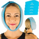 Vive Face Ice Pack Wrap for TMJ smertelindring og hodepine - Face Ice Pack for Jaw Surgery Recovery, Oral kirurgi og visdom tannutvinninger - Varmepad for hodet & Chin - Varm og kald terapi