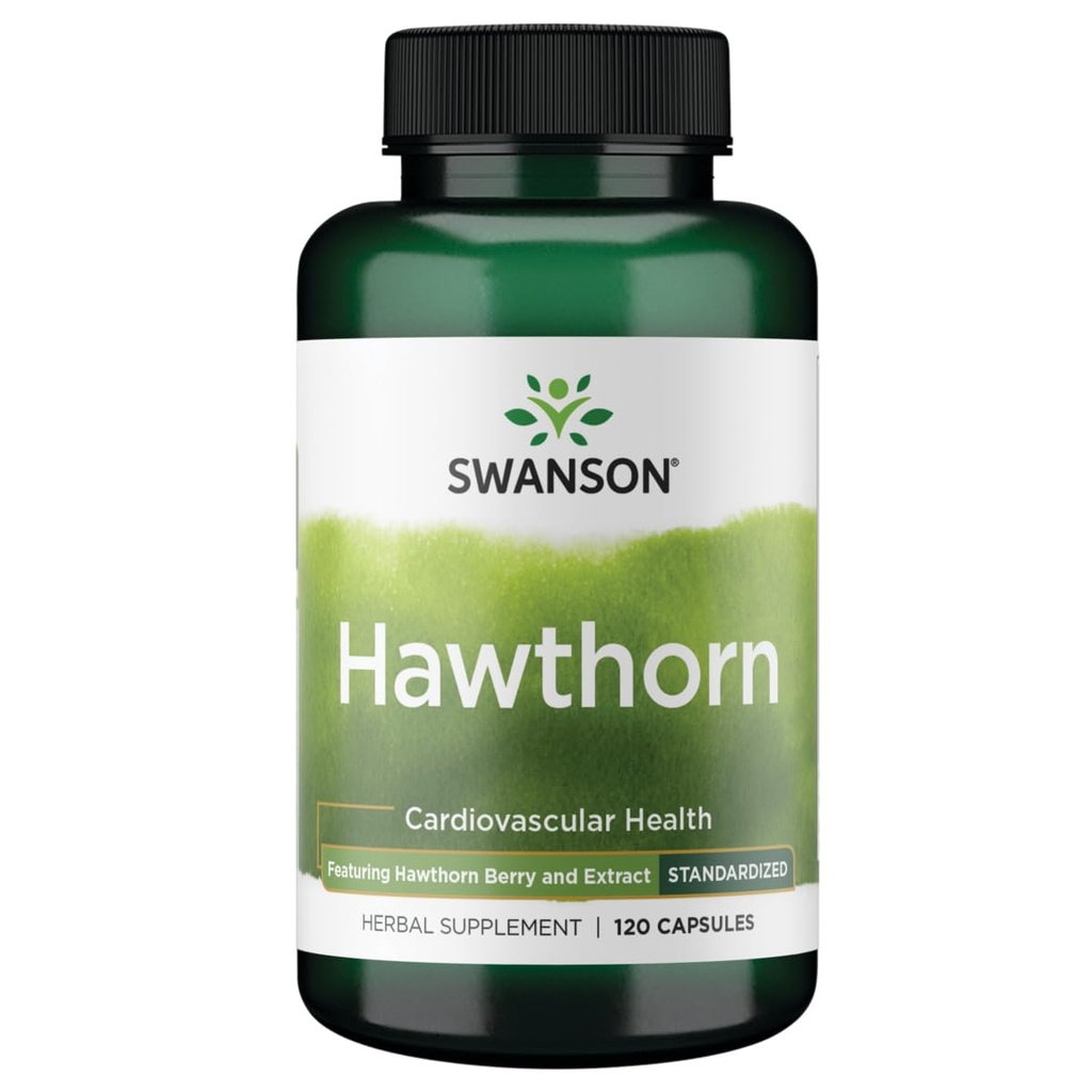 Swanson Hawthorn ekstrakt (standardisert) 250 Milligram 120 kapsler