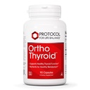 Protocol Ortho Thyroid - Støtter Sunn Thyroid funksjon* - med Ashwagandha, Zink & Selenium - Non-GMO & Kosher - 90 Veg Kapsler
