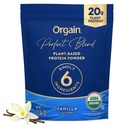 Orgain organisk vegansk perfekt blanding protein pulver, 20g ren planteprotein, 6 ingredienser, < 1g sukker, glutenfri, ikke-GMO; Ingen kunstige flavorer, Stevia ekstrakt, Dairy eller Soya ingredienser- Vanilla