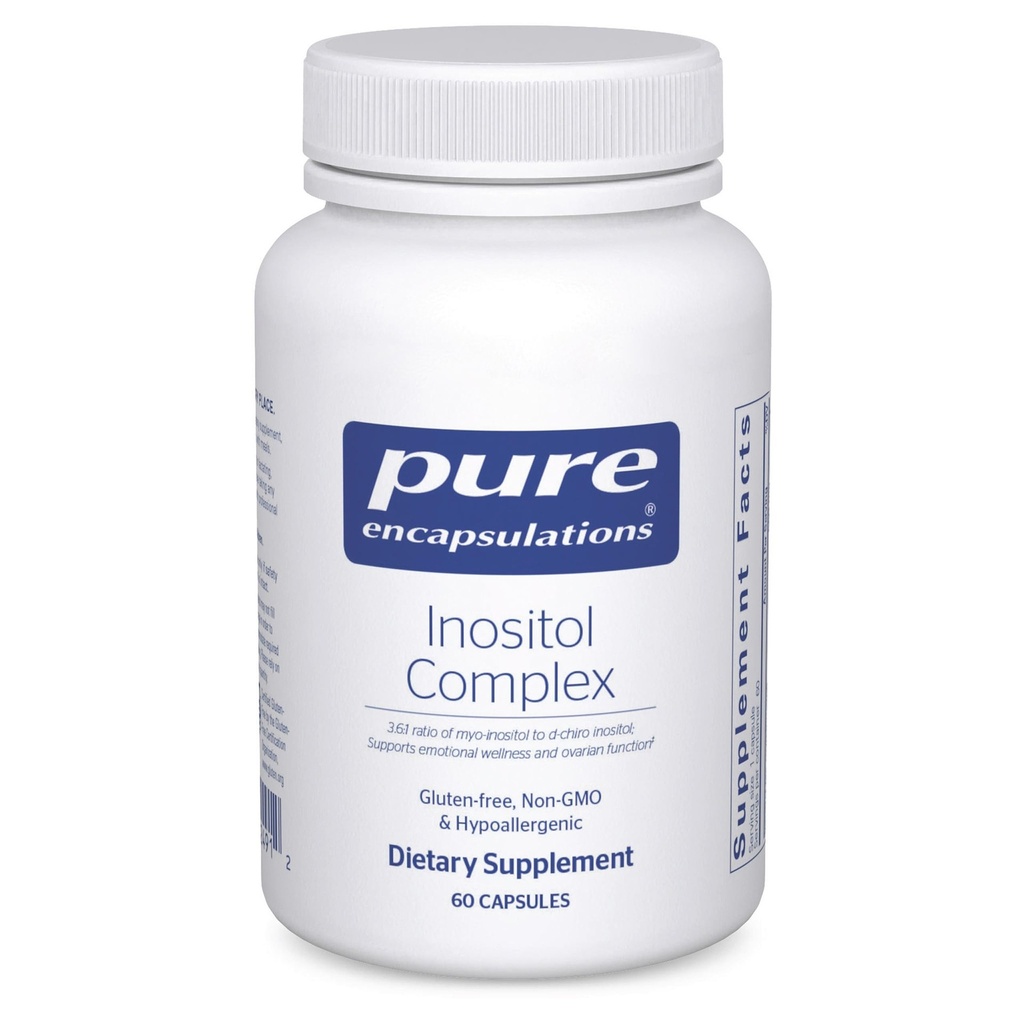 Ren innkapslinger Inositol Complex | Supplement for å støtte energi, sunn metabolisme og ovarial funksjon* | 60 kapsler