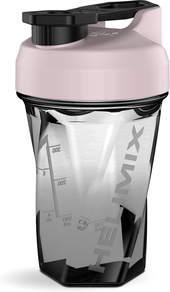 HELIMIX 1.5 Vortex Blender Shaker Flaske holder opptil 20 oz | Ingen blandingskule eller Whisk | USA laget | Bærbar pre trening Whey Protein Drink Shaker Cup | Blander Cocktails Smoothies Shakes | Topp Rack Trygg