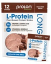 Prolon Longevity Plant Basert Proteinpulver | Muskelsyntese & Reparasjon, Sunn aldring, Økt ytelse | Vitaminer, Glutenfri, Aminosyrer, Antioksidanter | 25 g protein | Sjokolade, 12 pakker