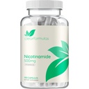 Vitamin B3 Nicotinamid 500mg - høy absorpsjonsform av vitamin B3 Niacin Flush Gratis for å høre hud hjerne og energi støtte - NAD Precursor - laget i en cGMP amerikansk fasilitet (180 Serveringer)