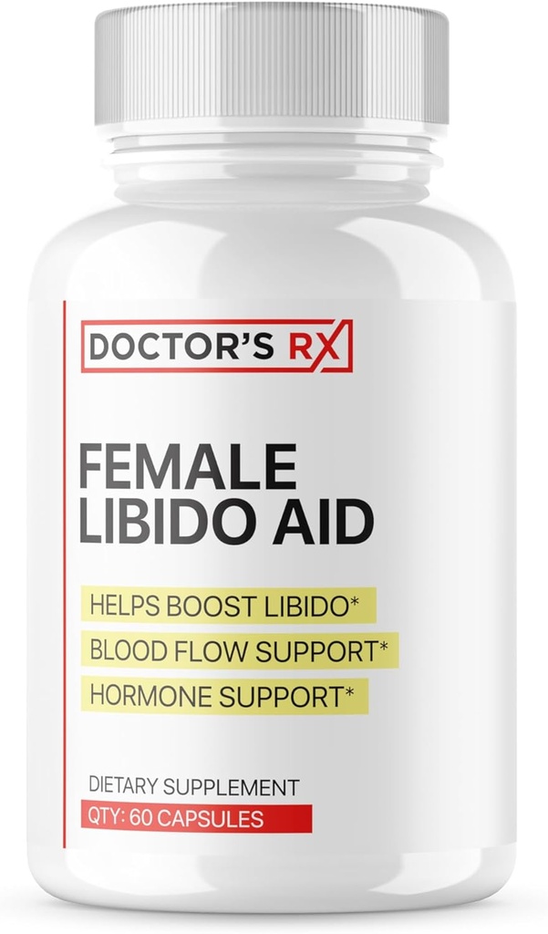 Legens RX | #1 Anbefalt Kvinne Libido Booster for kvinner | Boost Passion, Balance Hormones, Høydefølsomhet | Fastvirkende + 14 Ultra ingredienser | 3rd Party Testet for kvinner - 60 piller