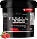 Ultimate Nutrition Muskel Juice 2600 Revolusjon, vekt gevinst Drink Blande - Mass Gainer Trening pulver Supplement for lean muskelvekst og gjenoppretting med 56g Protein Blande - Jordbær, 11.105lb