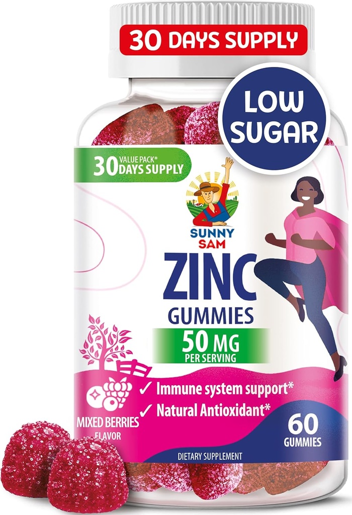 Sink Gummies for voksne - Sink Chewable Gummy for immunstøtte - kraftig naturlig antioksidant ikke-GMO Supplement for barn Kvinne voksne