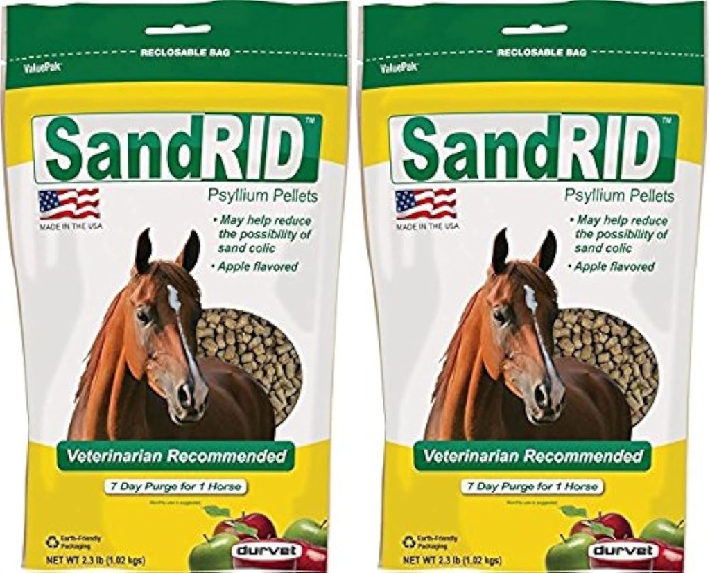 Sandrid Psyllium Pellets verdipakke for equine