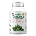 ANDREW LESSMAN Maksimal L+Z med Astaxanthin 240 Softgels - 12 mg Lutein, 6 mg Zeaxanthin, 4 mg Astaxanthin. Nøkkelnæringsstoffer for å støtte øye og hjerne helse, og fremme sunn visjon.