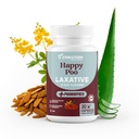 Naturlige Laxatives for healing Relief – Gentle Colon rengjøring med probiotika og fiber – støtter Digestive Helse – Raskt fungerende for kvinner og menn – 30 kapsler – Happy Poo