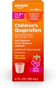 Basic Care Barnas Ibuprofen Oral Suspensjon 100 mg, Berry, 4 fl oz (pakke med 1)