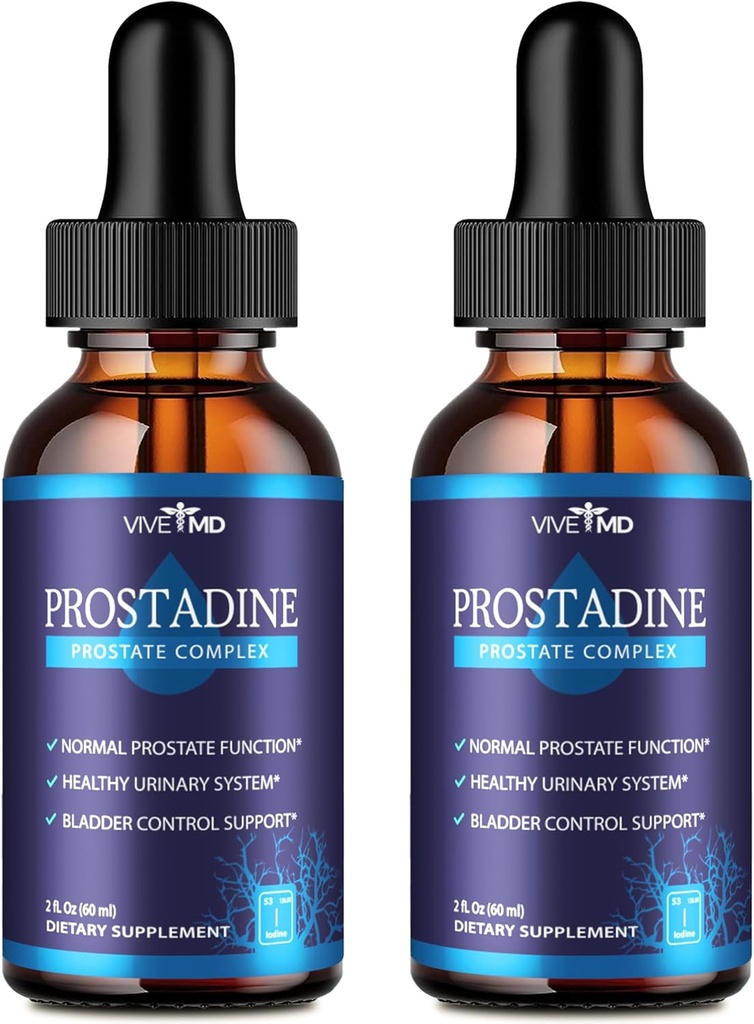 Vive MD Prostadine Drops for Prostata Health, Blader Urinating problemer - Prostadine Offisiell Drop Formula for Ekstra styrke med Pomegranate - Prostadine anmeldelser (Package of 2)