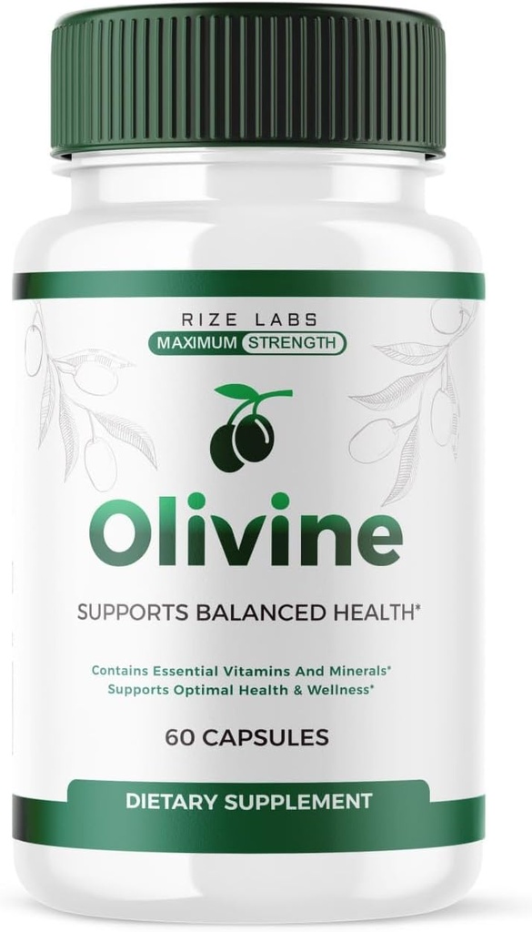 Rise Labs (offisielle Olivine vekttap Supplement, Superfood Capsules for Total Body Wellness og en sunn livsstil, piller for Leaner Physique, Oli Vine anmeldelser, Avansert (60 kapsler)