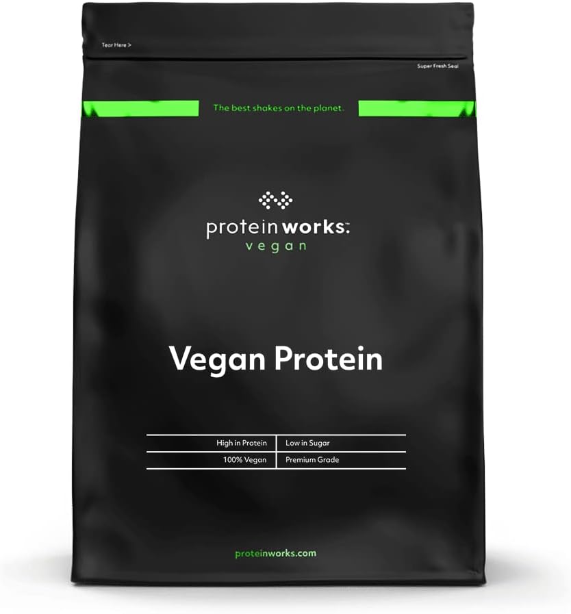 Vegansk Protein pulver | 100% Plant-basert og naturlig | 25g protein | Glutenfri | Lav fett riste | Sjokolade Silk | 2,20 pund