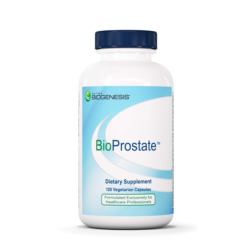 Nutra BioGenesis BioProstate - så Palmetto for menn, prostata helsetilskudd for menn, urinasjon flyt støtte med Pumpkin frø, Nettle & Pygeum - 120 Vegan kapsler