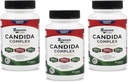 Zenesis Labs Candida Complex Cleanse Detox Caprylsyre Supplement, Oregano Extract, Probiotika, Enzymes - bulk 180 Kapsler, 90 dagers forsyning (60 kapsler / Bottle)