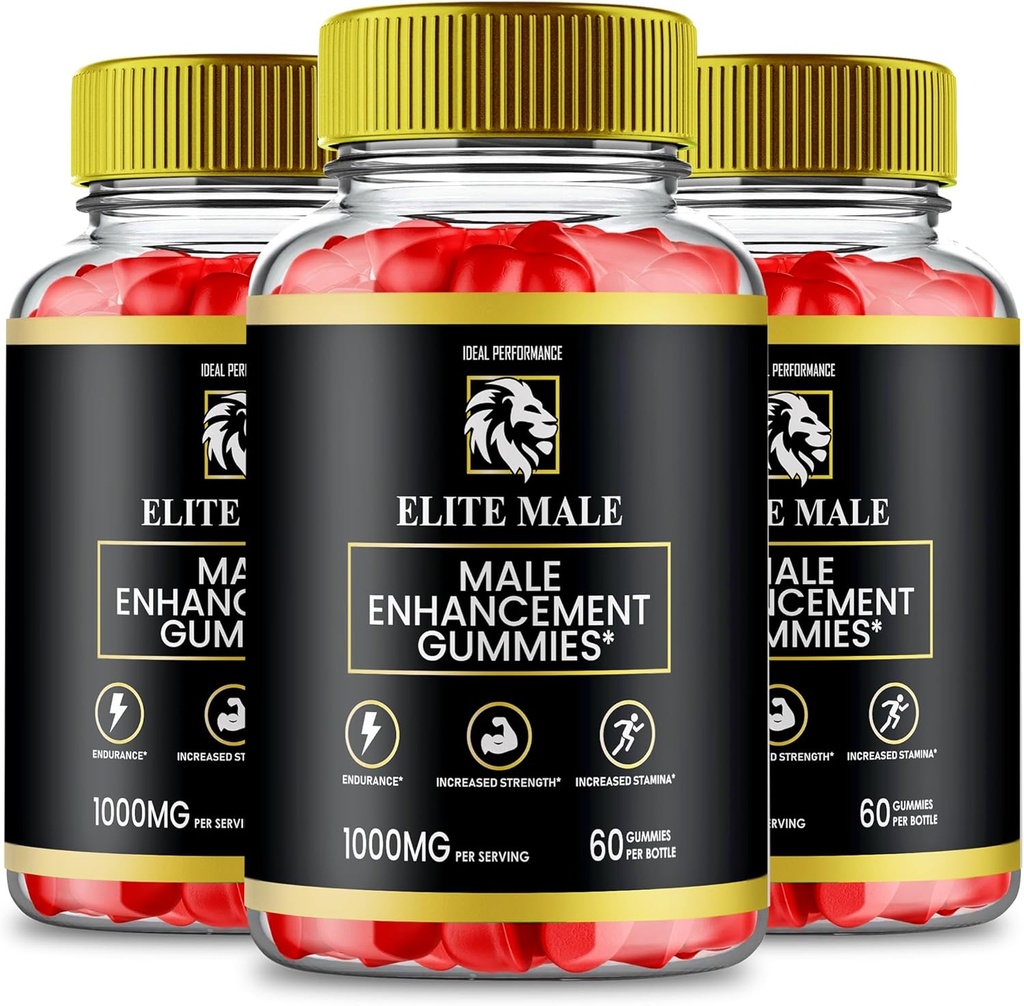 EliteMale Gummies, EliteMale, EliteMale Alle Naturlige Gummies, EliteMale - Maksimum Styrke, EliteMale Performance, EliteMale Offisielle Gummies, EliteMale Avanserte Gummianmeldelser (3 Pack)