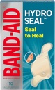 BAND-AID merke Hydro segl vanntett bandasjer, Hydrokolloid Gel Patch for førstehjelp, raskere healing for små blemmere, Cuts & Scrapes, 10 greve