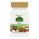 NaturesPlus Kilde til Livshage Certified Organic Family Iron 18 mg Cap - 30 Vegan Capsules - Plantebasert jern Supplement - støtter sunnt blod - vegetarisk, glutenfri - 30 Services