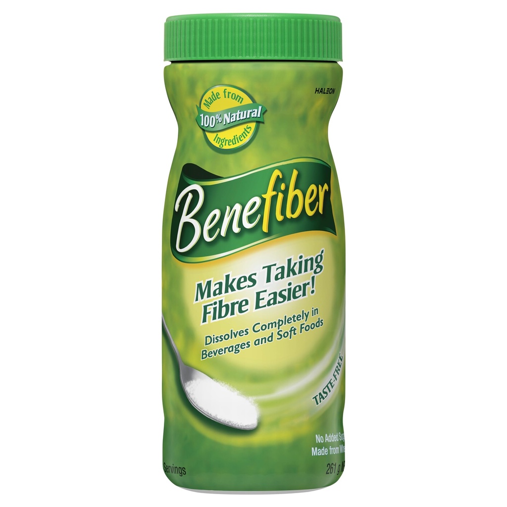 Benefiber smaksfri, sukkerfri fiber Supplement pulver for digestiv helse 74 serveringer 261g
