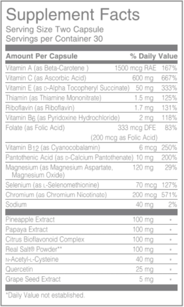 NU SKIN Pharmanex OverDrive Sports Supplement | Avansert gjenoppretting | Energimetabolisme Støtte for Atleter | B Vitaminer | Antioksidanter | Proteolytiske Enzymer | Vitamin E, Vitamin A, Vitamin B12