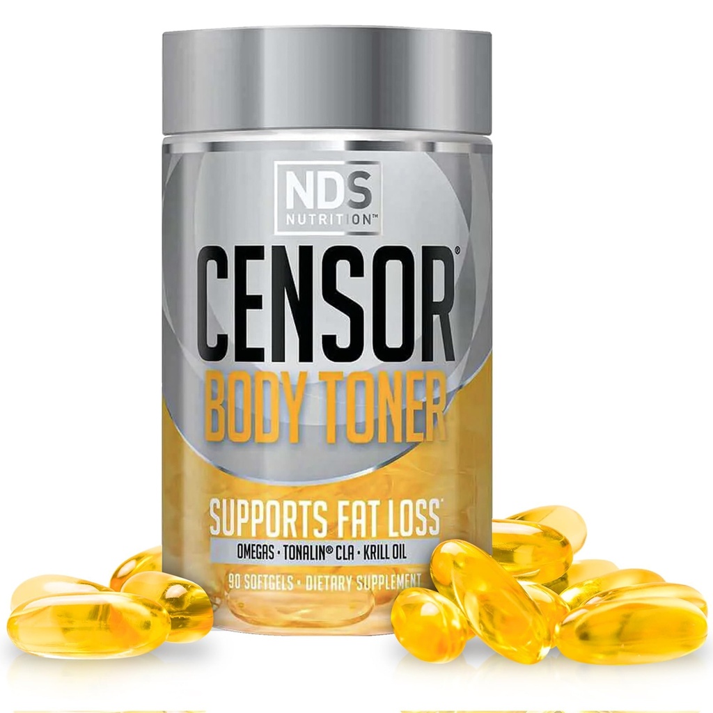 NDS ernæringssensure - fett tap og kroppstoner med CLA, fiskeolje, saflower og Omega 3-6-9 blanding - Kosttilskudd for forbedret energi og helse (90 Softgels)