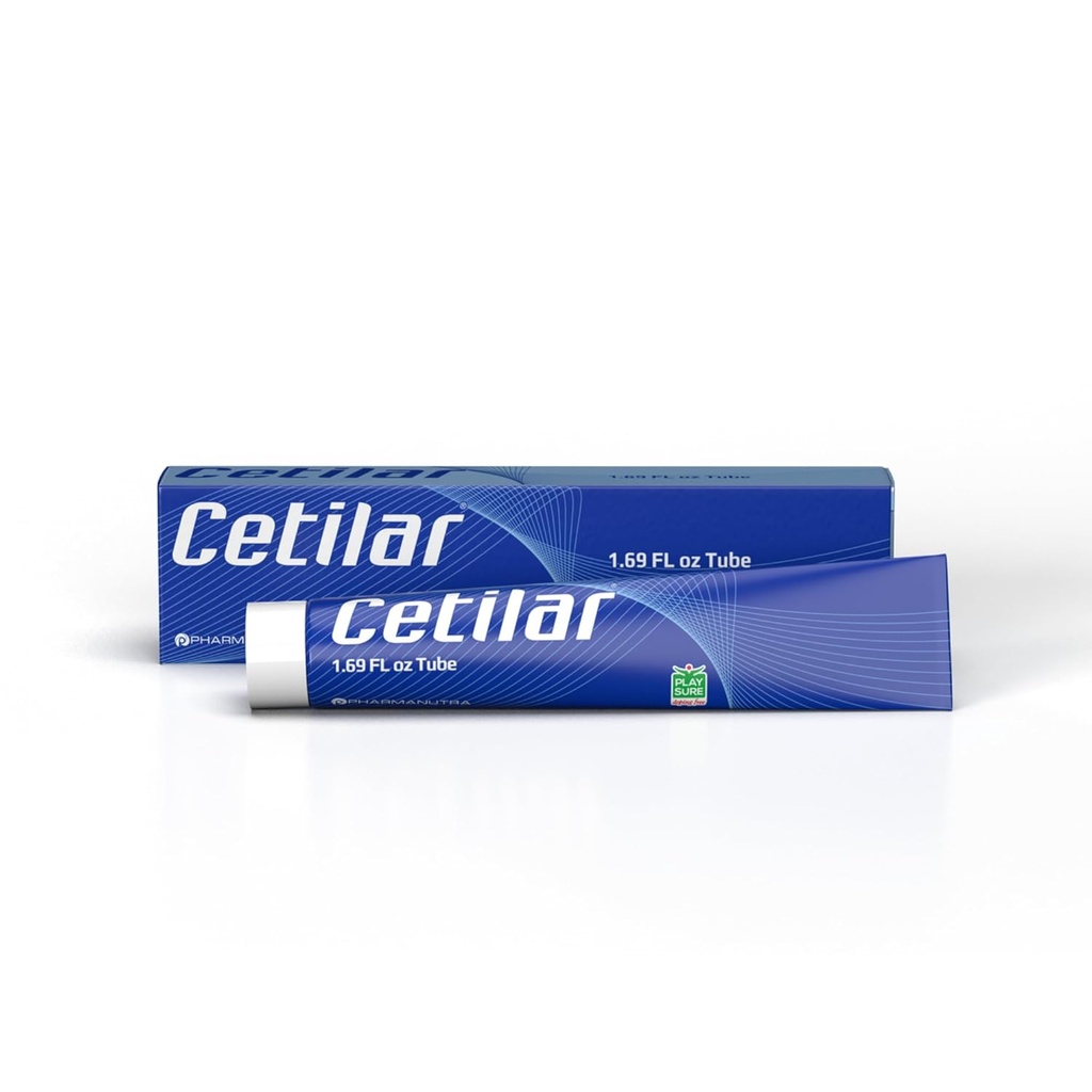 SpA Cetilar Creme med patentert cetylerte fettsyrer for ledd- og muskelsmerter Relief, Sprainer og idrettsgjenvinninger – raskabsorberende, ikke-grå formel – ideell for atleter
