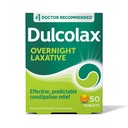 Dulcolax stimulerende Laxative tabletter, forutsigbar og effektiv healing relief, lindrer Straining & Bloating, Bisacodyl 5 mg, 50 greve