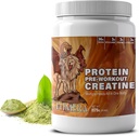 CHIMERA All-in-One Protein & Pre-Workout pulver - 36g Protein, 3g Kreatin, Ikke-GMO, Sukkerfri, Lav Natrium, Naturlig Koffein fra Matcha, Ingen kunstige Flavors