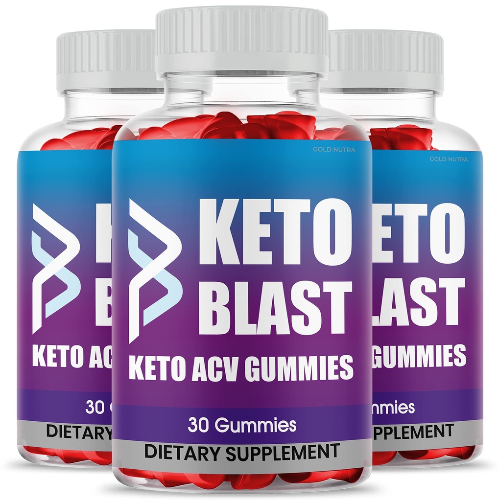 (3 Pack) Keto Blast Gummies, Maksimum styrke, Original Keto Blast Gummy, Avansert formel, 3 måneders forsyning