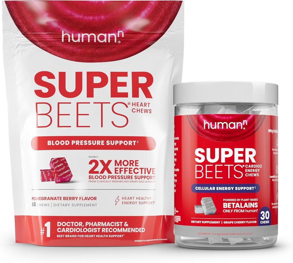 Humann SuperBeets hjerte & CardiO2 Chews