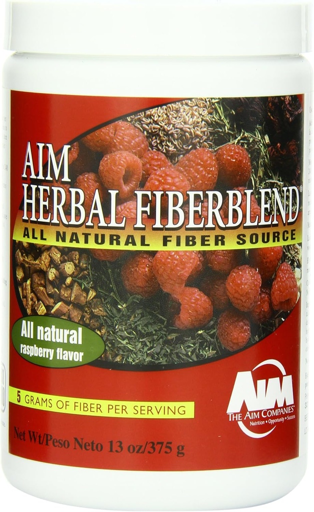 AIM Herbal Fiberblend bringebær pulver 13 oz.