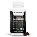 Svart Seed Oil 3% Tymoquinon Standardisert – klinisk studert, USP Grade, kaldpresset Nigela Sativa ThymoQuin, ikke-GMO – 60 Softgels