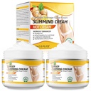 2PCS VOGSIG Ginger Slimming Cream - Anticellulit, fettforbrenning, Tightening og moisturizing, 1oz hver