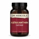 Dr. Mercola Organic Astaxanthin - 4 mg Astaxanthin - Kraftig antioksidant støtte - organisk mikroalgae ekstrakt - ikke-GMO, Glutenfri og soya-fri - 90 kapsler (90 serveringer)