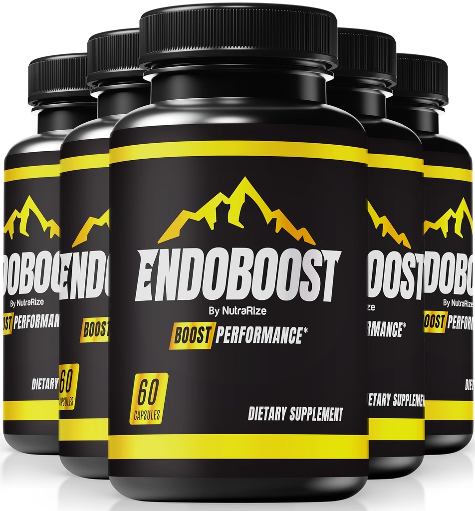 NutraRize (pakke med 5 Endoboost for menn - (offisiell) Endoboost ytelse, kosttilskudd, kapsler, Endoboost anmeldelser for Mens helse piller Pro avansert formel (300 kapsler)