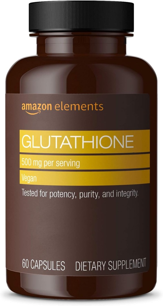 Elementer Glutathione 500 mg 60 kapsler